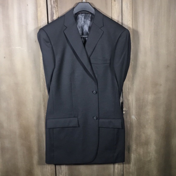 Perry Ellis City Fit Suit (jacket), Black, 44R - Picture 3 of 7